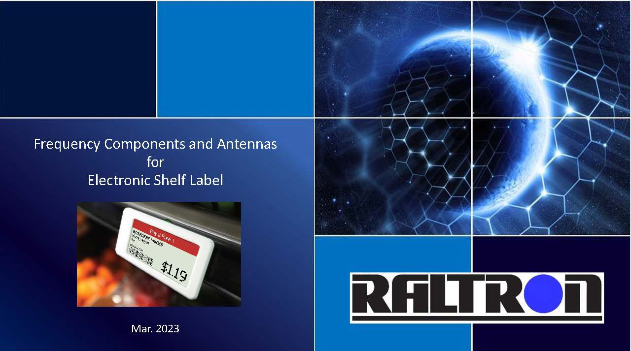 Frequency Components and Antennas for Electronic Shelf Labels