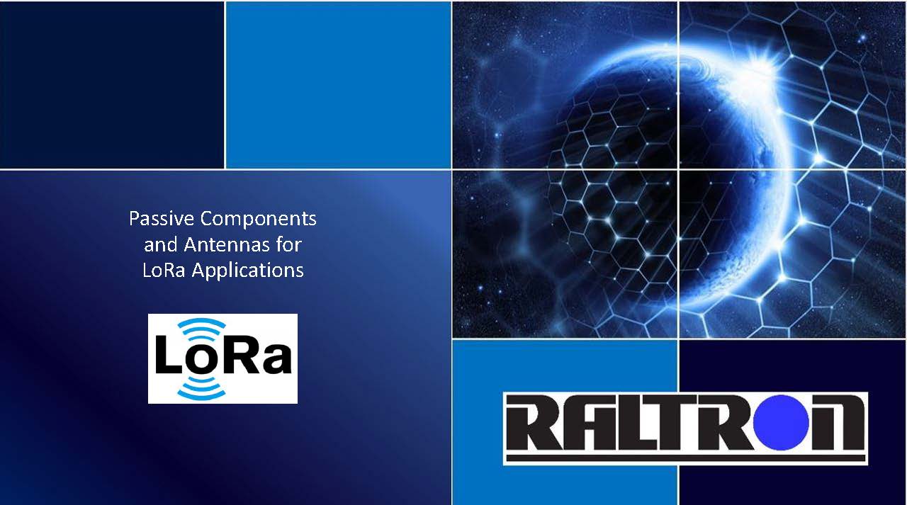 Passive Components and Antennas for LoRa Applications