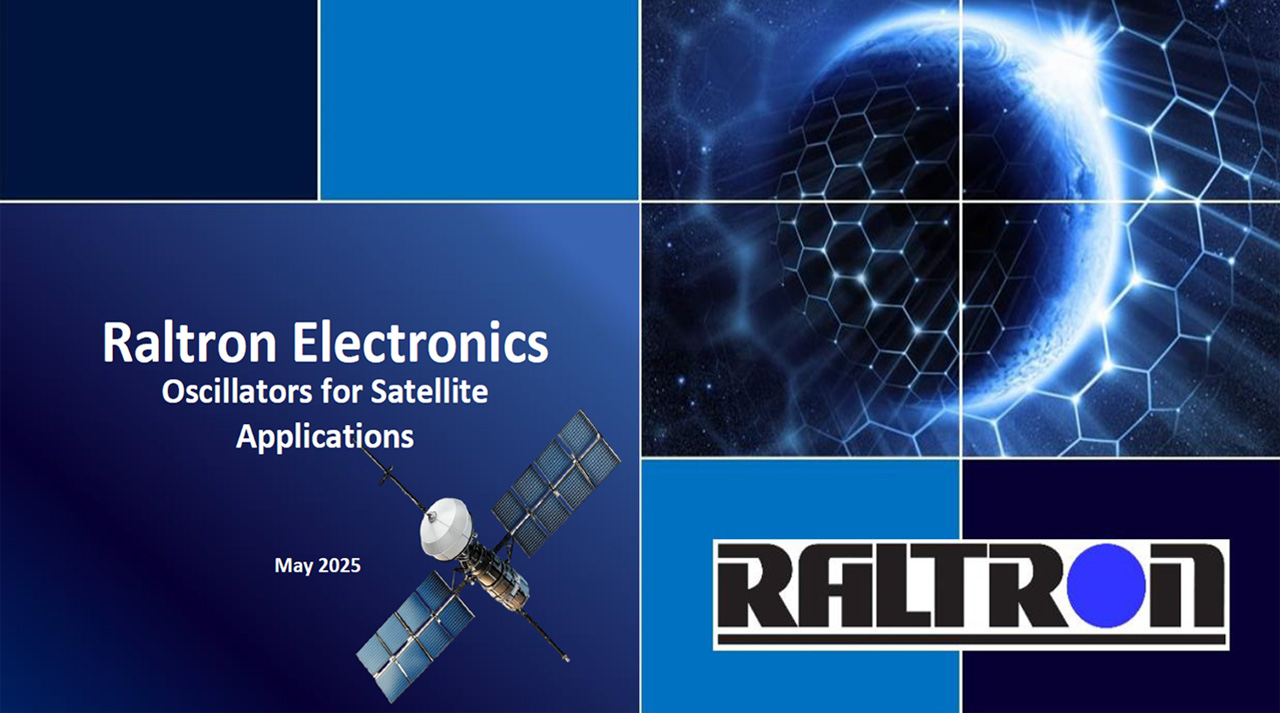 Raltron Oscillators for Satellite Applications